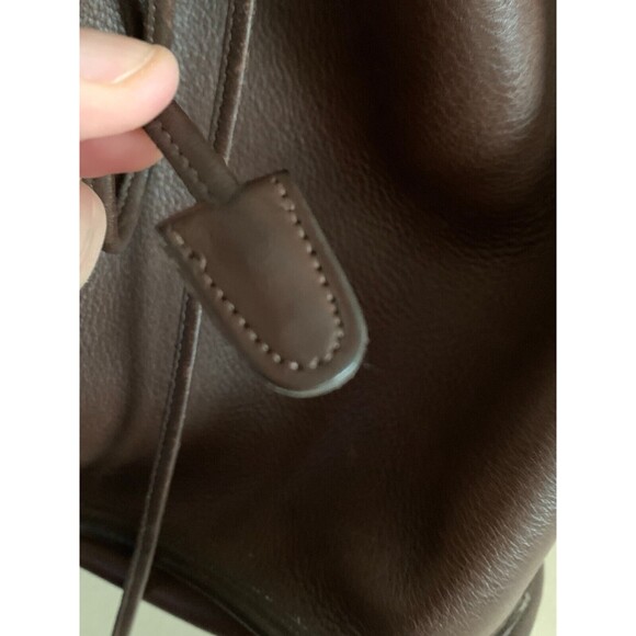 VTG COACH Bucket Bag 9952 Lula's Legacy Brown Leather Drawstring Shoulder Bag - Picture 6 of 9